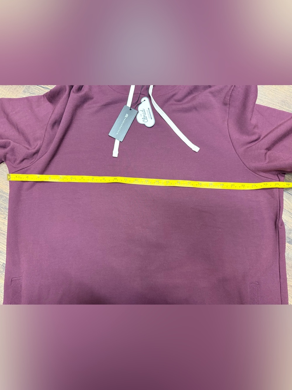 Travis Mathew Men's XXL Cloud Hoodie in Burgundy NWT - Picture 6 of 8